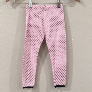 Carter’s Girls Sz‎ 3T Pajama Pants Polka Dot Pink 100% Cotton Lounge